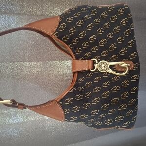 Brown and Black Designer Women's Bag